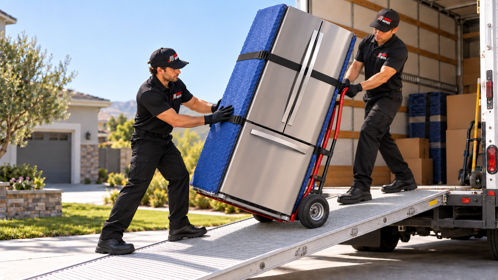 loading-truck-with-refridgerator loading-truck-with-refridgerator